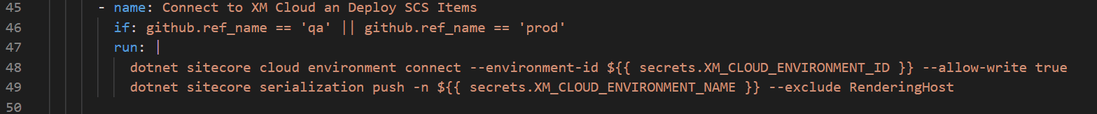 XM Cloud SCS